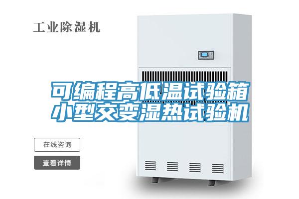 可編程高低溫試驗箱小型交變濕熱試驗機