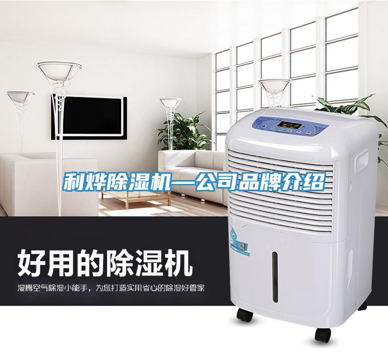 利燁除濕機—公司品牌介紹