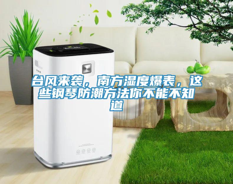 臺風(fēng)來(lái)襲，南方濕度爆表，這些鋼琴防潮方法你不能不知道