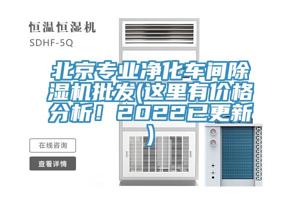 北京專(zhuān)業(yè)凈化車(chē)間除濕機批發(fā)(這里有價(jià)格分析！2022已更新)