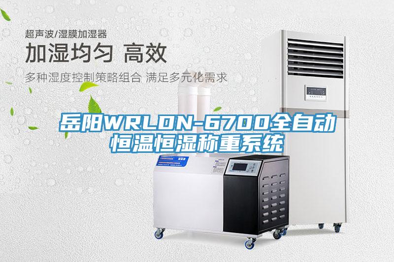 岳陽(yáng)WRLDN-6700全自動(dòng)恒溫恒濕稱(chēng)重系統