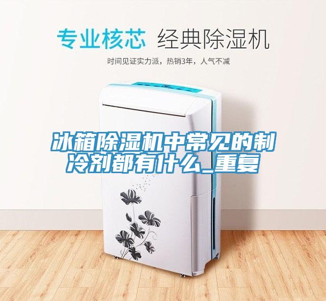 冰箱除濕機中常見(jiàn)的制冷劑都有什么_重復