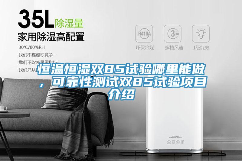 恒溫恒濕雙85試驗哪里能做，可靠性測試雙85試驗項目介紹