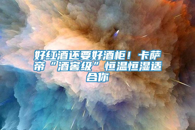 好紅酒還要好酒柜！卡薩帝“酒窖級”恒溫恒濕適合你