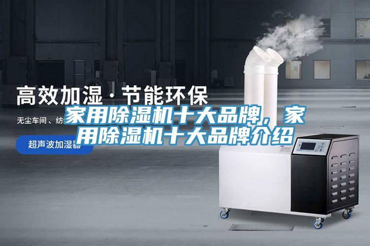 家用除濕機十大品牌，家用除濕機十大品牌介紹