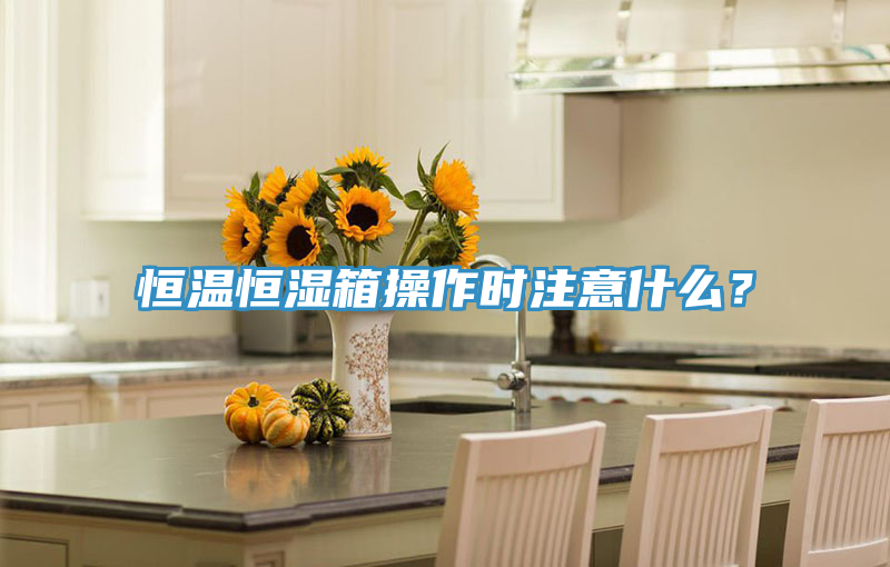 恒溫恒濕箱操作時(shí)注意什么？