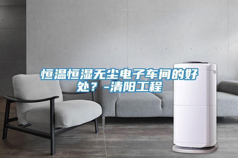 恒溫恒濕無(wú)塵電子車(chē)間的好處？-清陽(yáng)工程