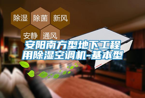 安陽(yáng)南方型地下工程用除濕空調機-基本型