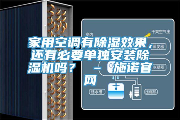 家用空調有除濕效果，還有必要單獨安裝除濕機嗎？ – 施諾官網(wǎng)
