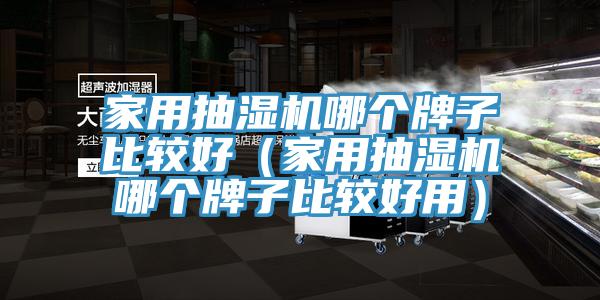 家用抽濕機哪個(gè)牌子比較好（家用抽濕機哪個(gè)牌子比較好用）