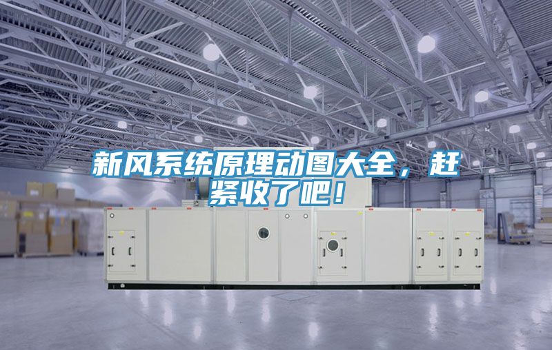 新風(fēng)系統原理動(dòng)圖大全，趕緊收了吧！