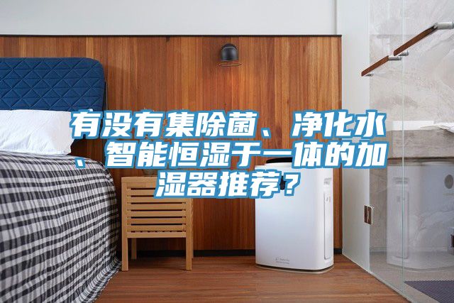 有沒(méi)有集除菌、凈化水、智能恒濕于一體的加濕器推薦？