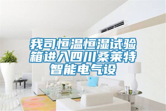 我司恒溫恒濕試驗箱進(jìn)入四川桑萊特智能電氣設