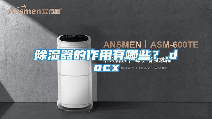 除濕器的作用有哪些？.docx