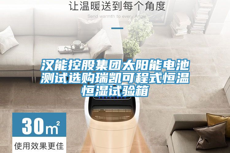 漢能控股集團太陽(yáng)能電池測試選購瑞凱可程式恒溫恒濕試驗箱
