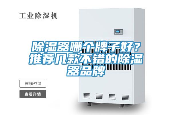 除濕器哪個(gè)牌子好？推薦幾款不錯的除濕器品牌