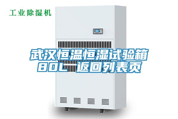 武漢恒溫恒濕試驗箱80L 返回列表頁(yè)