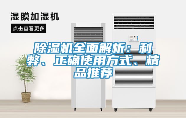 除濕機全面解析：利弊、正確使用方式、精品推薦