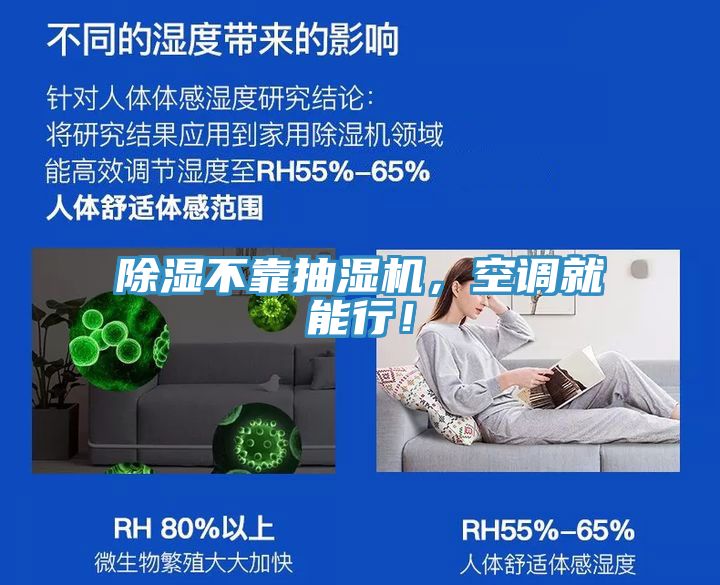 除濕不靠抽濕機，空調就能行！