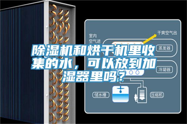 除濕機和烘干機里收集的水，可以放到加濕器里嗎？