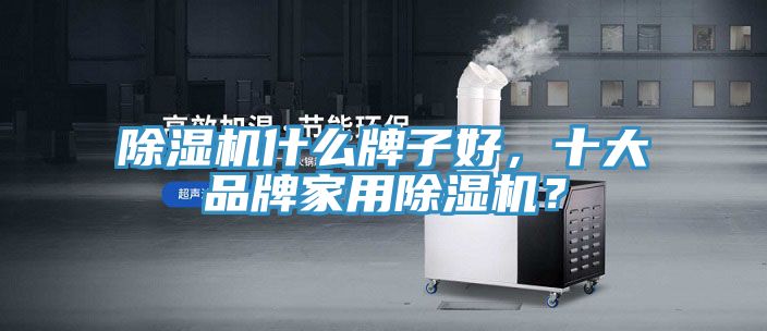 除濕機什么牌子好，十大品牌家用除濕機？