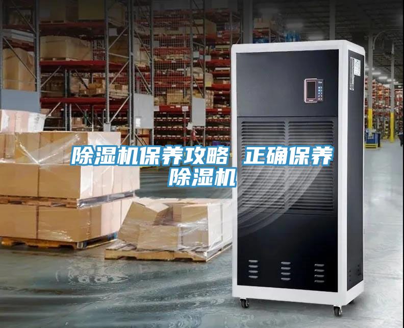 除濕機保養攻略 正確保養除濕機