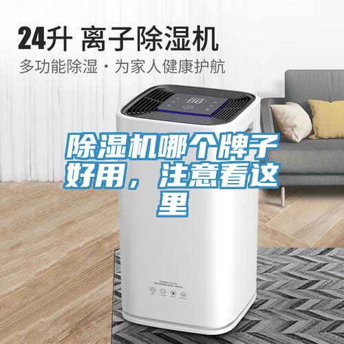 除濕機哪個(gè)牌子好用，注意看這里