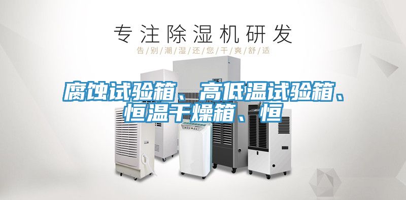 腐蝕試驗箱、高低溫試驗箱、恒溫干燥箱、恒