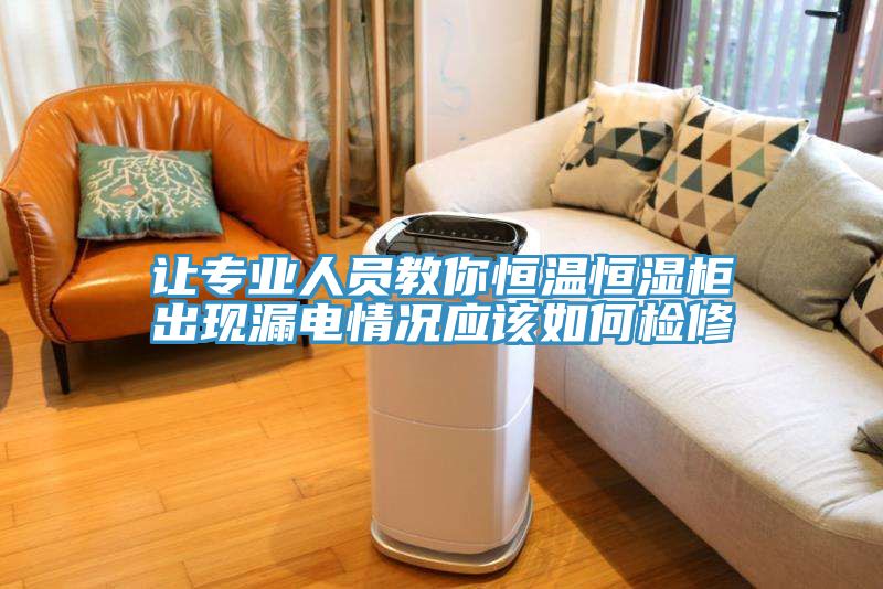 讓專(zhuān)業(yè)人員教你恒溫恒濕柜出現漏電情況應該如何檢修