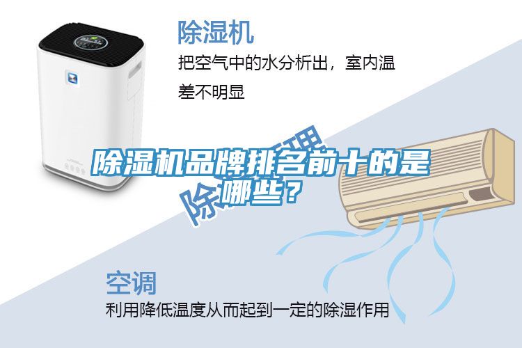 除濕機品牌排名前十的是哪些？