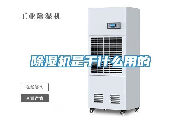除濕機是干什么用的