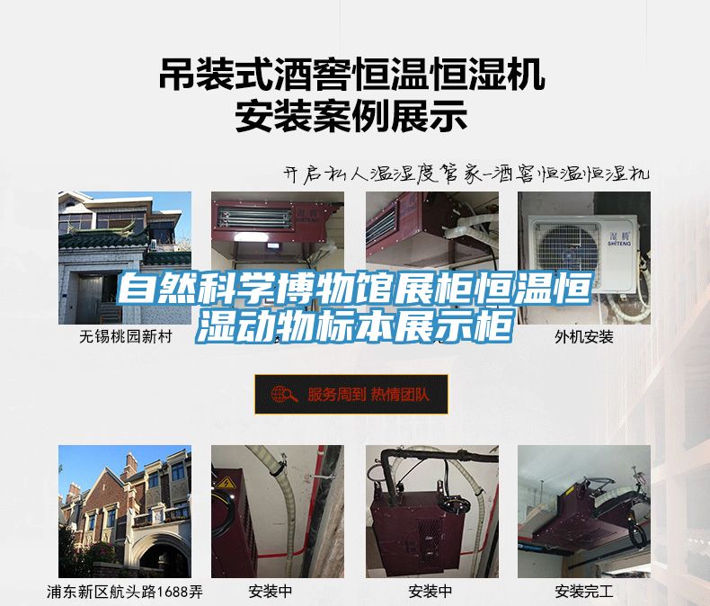 自然科學(xué)博物館展柜恒溫恒濕動(dòng)物標本展示柜