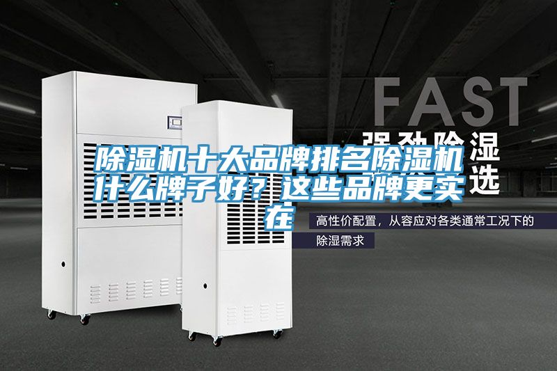除濕機十大品牌排名除濕機什么牌子好？這些品牌更實(shí)在