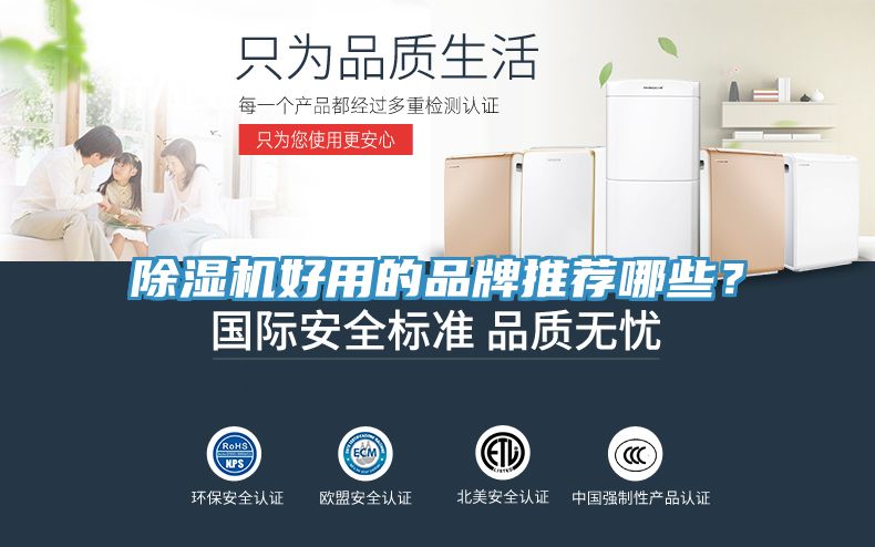 除濕機好用的品牌推薦哪些？