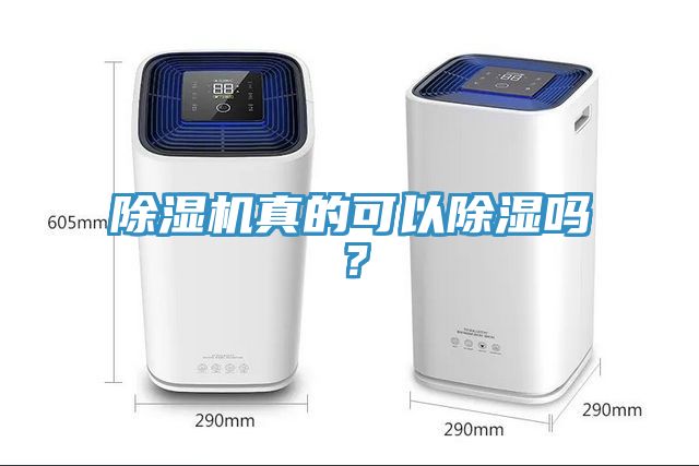除濕機真的可以除濕嗎？