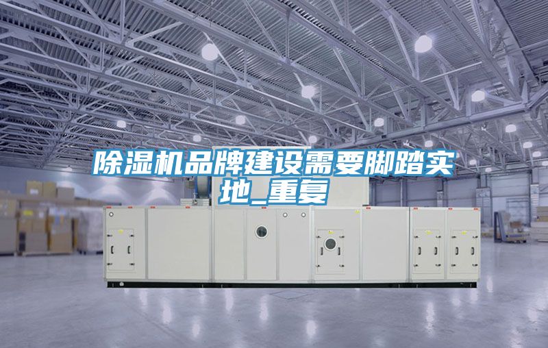 除濕機品牌建設需要腳踏實(shí)地_重復