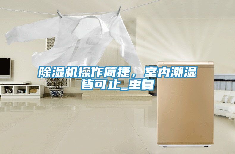 除濕機操作簡(jiǎn)捷，室內潮濕皆可止_重復