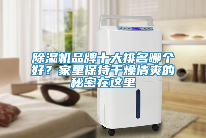除濕機品牌十大排名哪個(gè)好？家里保持干燥清爽的秘密在這里
