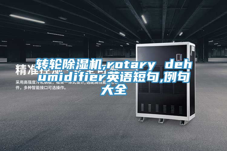 轉輪除濕機,rotary dehumidifier英語(yǔ)短句,例句大全