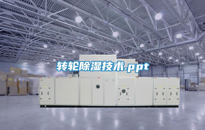 轉輪除濕技術(shù).ppt