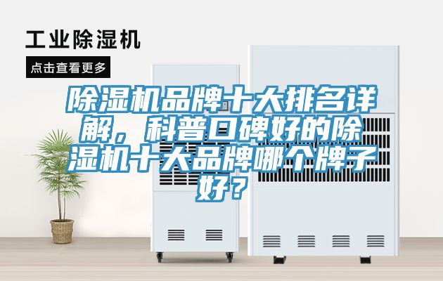 除濕機品牌十大排名詳解，科普口碑好的除濕機十大品牌哪個(gè)牌子好？