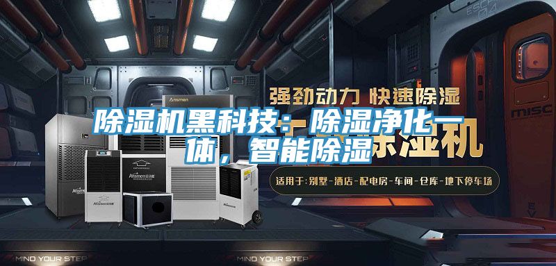 除濕機黑科技：除濕凈化一體，智能除濕