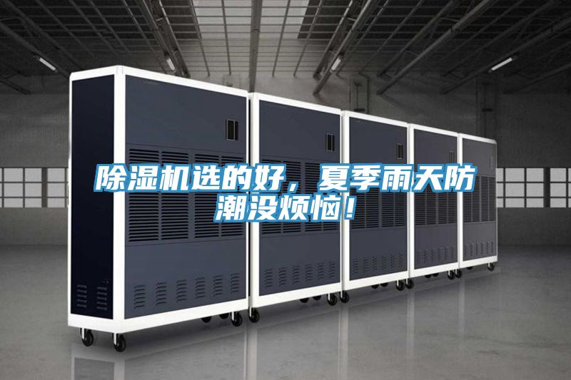 除濕機選的好，夏季雨天防潮沒(méi)煩惱！