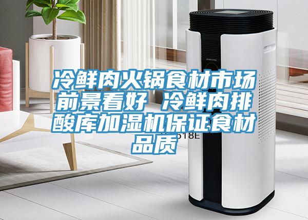 冷鮮肉火鍋食材市場(chǎng)前景看好 冷鮮肉排酸庫加濕機保證食材品質(zhì)