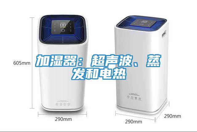 加濕器：超聲波、蒸發(fā)和電熱