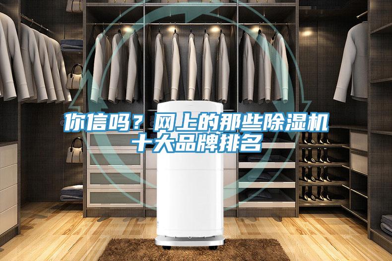 你信嗎？網(wǎng)上的那些除濕機十大品牌排名
