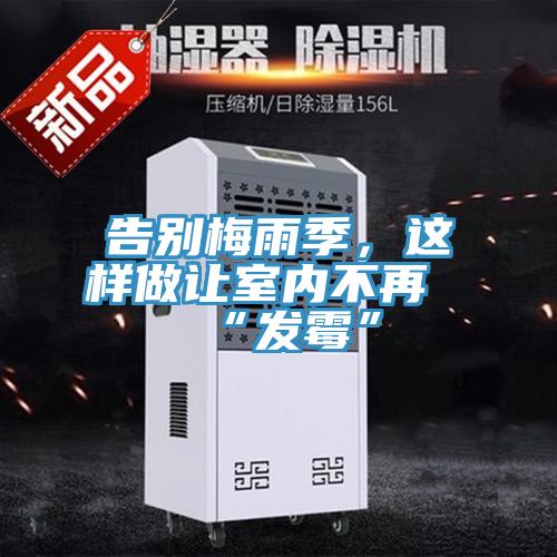 告別梅雨季，這樣做讓室內不再“發(fā)霉”