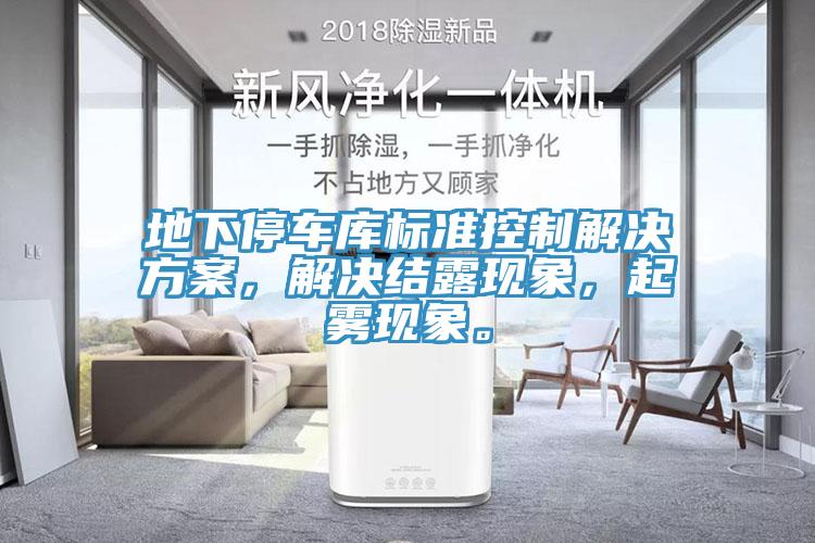 地下停車(chē)庫標準控制解決方案，解決結露現象，起霧現象。
