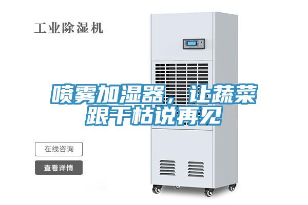 噴霧加濕器，讓蔬菜跟干枯說(shuō)再見(jiàn)