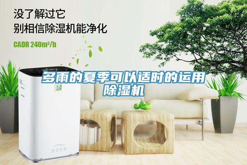 多雨的夏季可以適時(shí)的運用除濕機